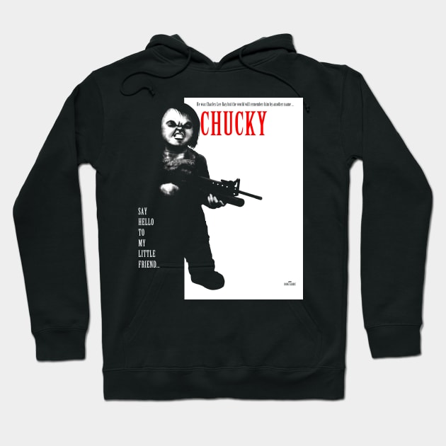 Chucky Scarface Hoodie by DougSQ